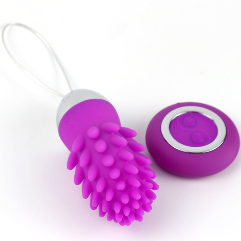 Huevo vibrador de silicona con mando a distancia para disfrutar con discreción en violeta ARMONY