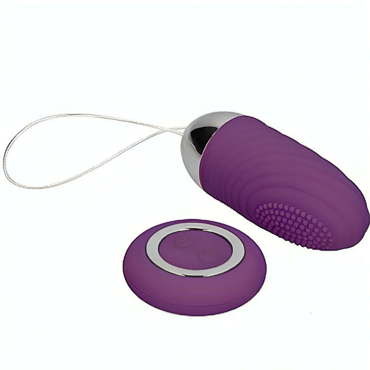 Huevo vibrador con 36 modos y mando a distancia en violeta ARMONY
