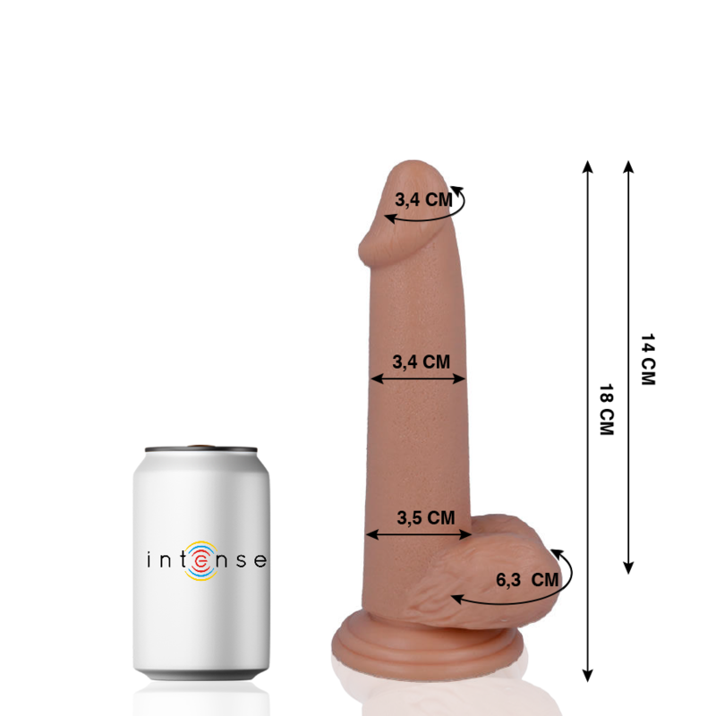 Mr. Intense Nr. 10 dildo realista con ventosa