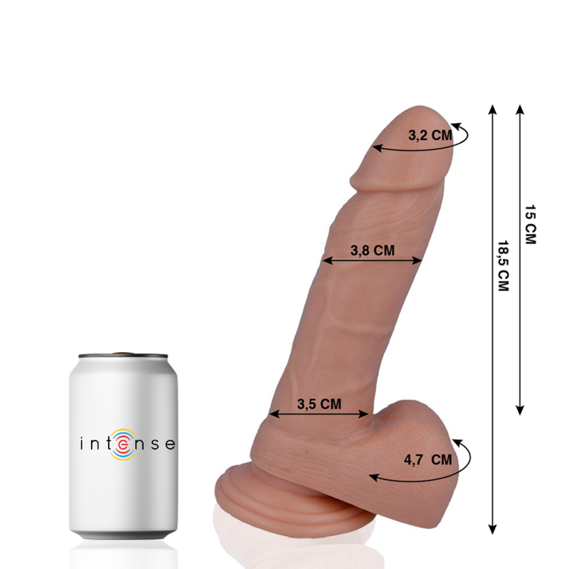 MR. INTENSE n.º 14, dildo realista con ventosa