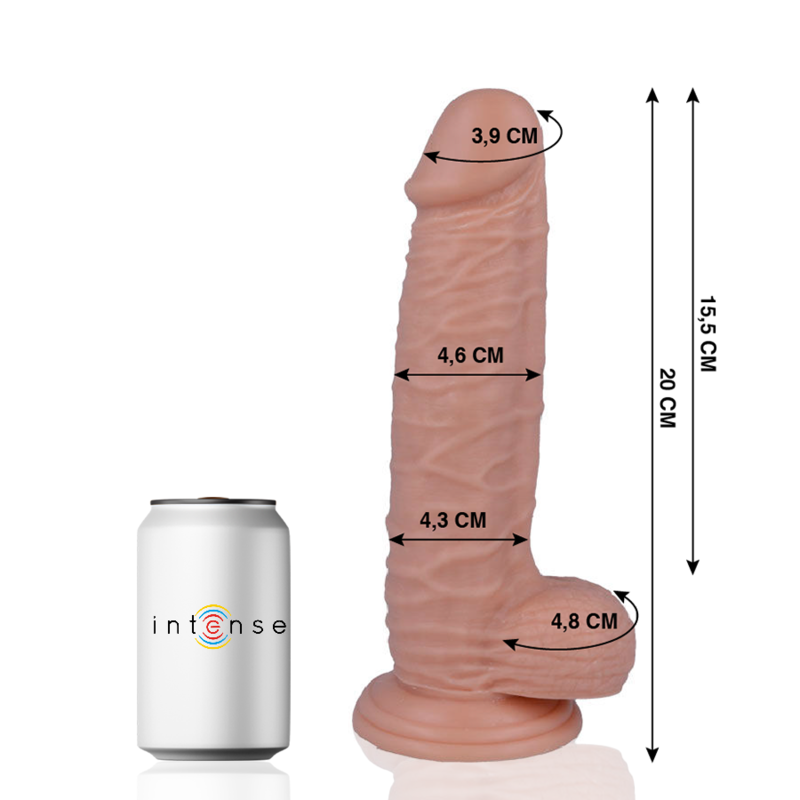 Mr. Intense, dildo realista con ventosa, 20 cm