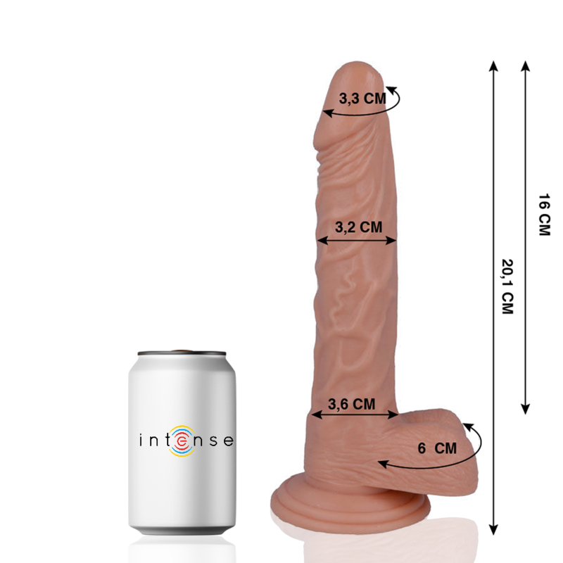 Dildo realista Mr. Intense n.º 21 con ventosa