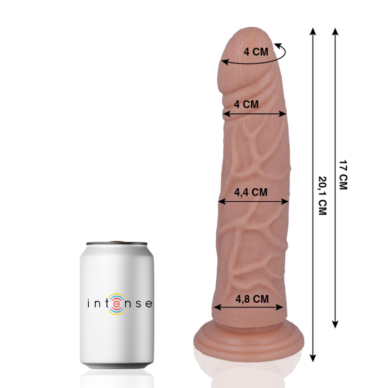 MR. INTENSE dildo realista con ventosa, 20,1 cm