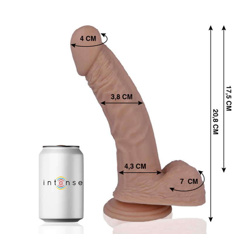 MR. INTENSE 23 dildo realista, 20,8 cm