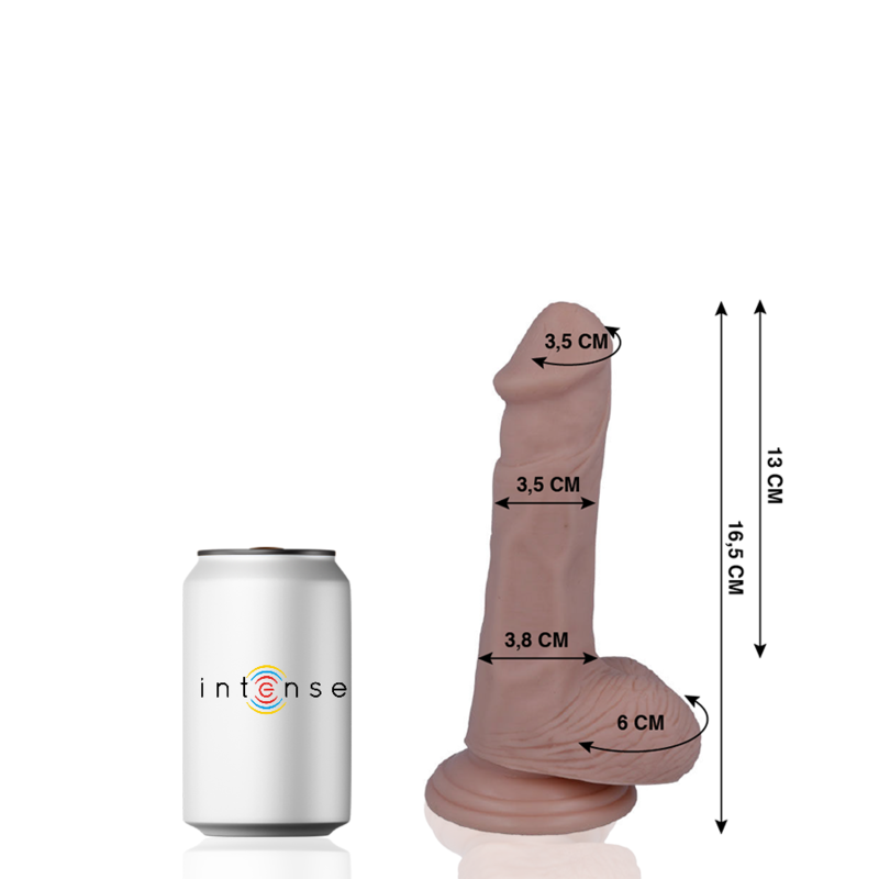 Dildo realista con ventosa y superficie similar a la piel, MR INTENSE