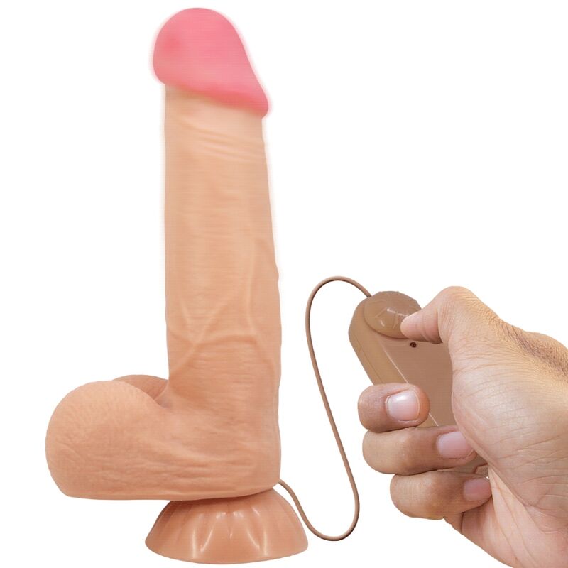 Pretty Love Sliding Skin: dildo realista con ventosa, 21,8 cm