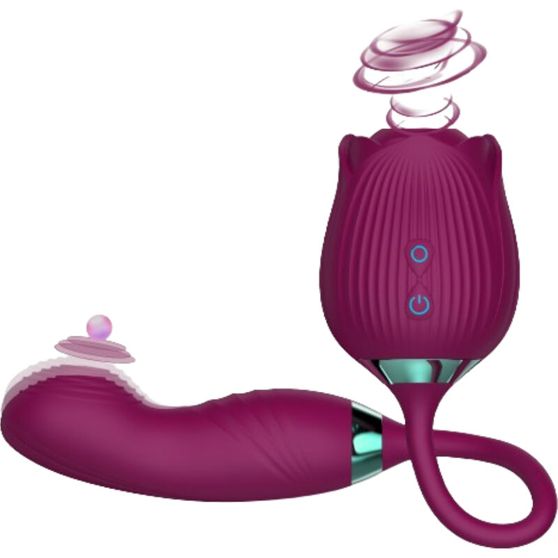 Armony Delight Flower Succión Y Empuje Violeta