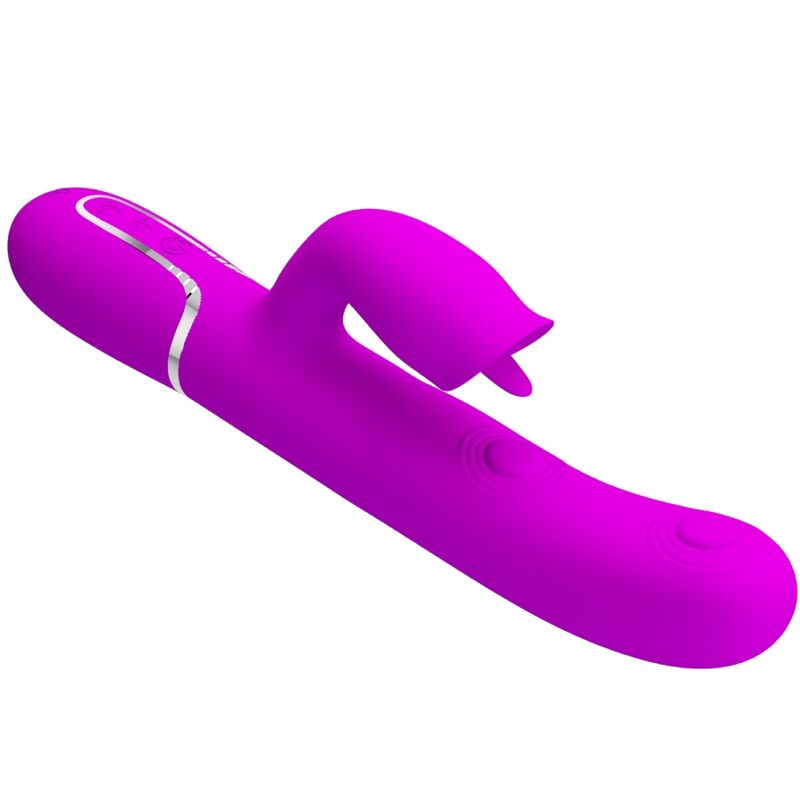 Vibrador rabbit Pretty Love con función de succión, fucsia