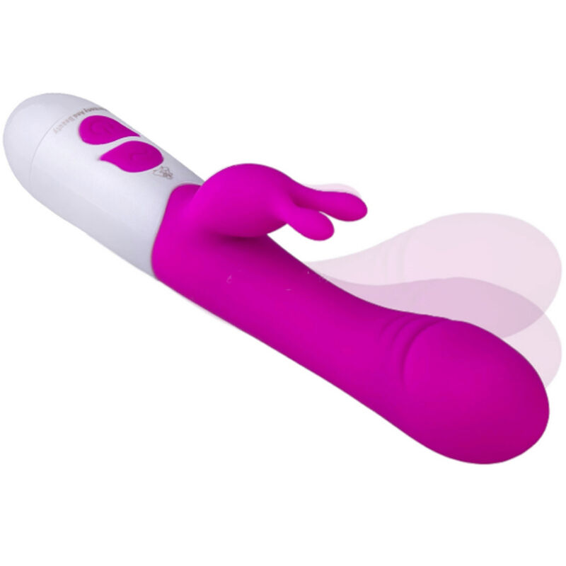 Vibrador rabbit con 20 programas de silicona suave violeta ARMONY