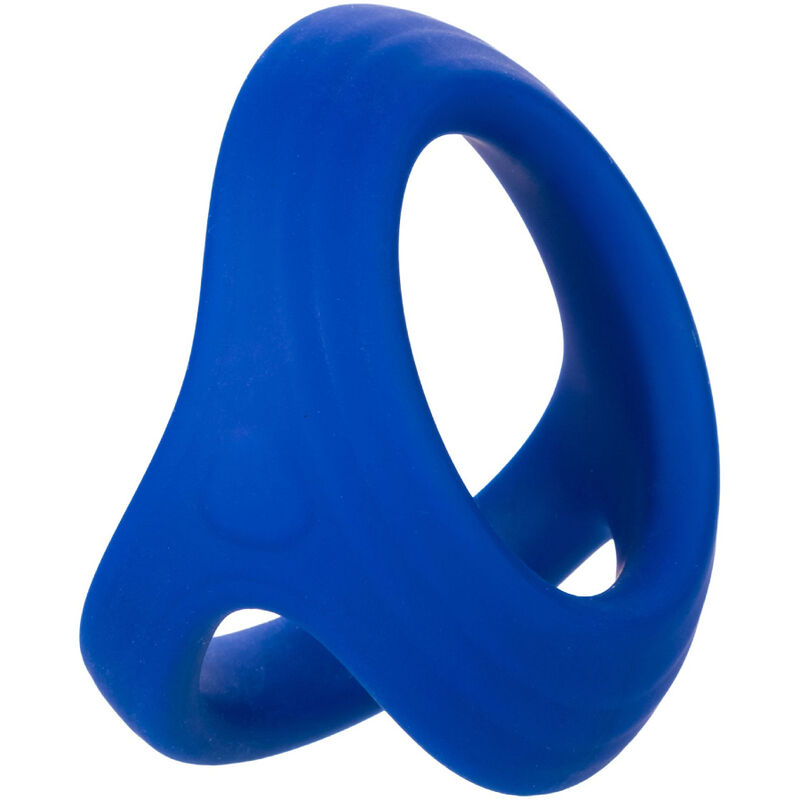 Anillo doble para pene CalExotics Admiral azul sin vibración