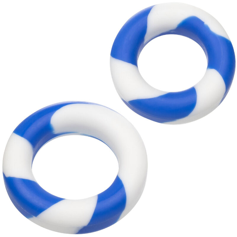 Set Admiral de CalExotics con 2 anillos para el pene sin vibración