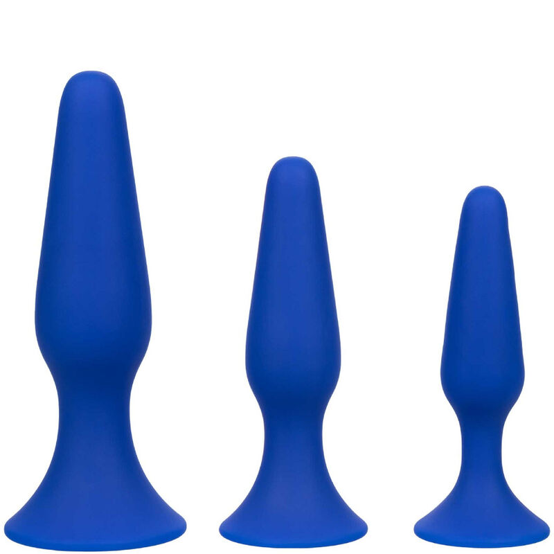 Set de plugs anales CalExotics Admiral con 3 plugs