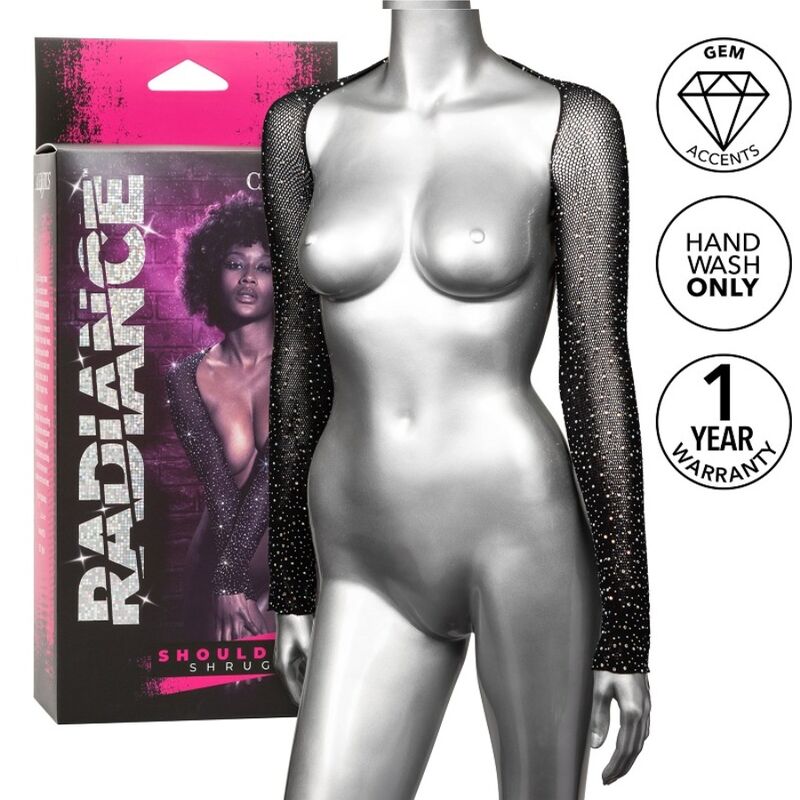CalExotics Radiance bolero de malla con pedrería