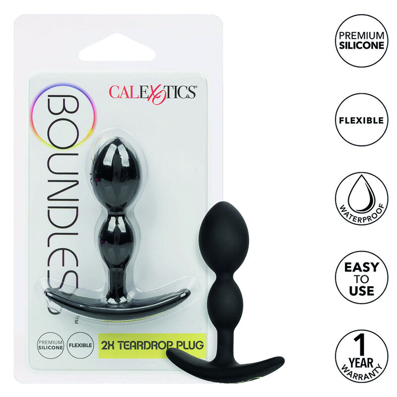 Plug anal de silicona CalExotics Boundless 2X