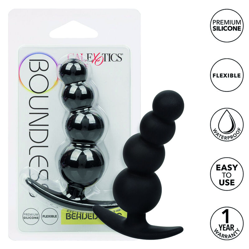 Plug anal de silicona CalExotics Boundless Beaded