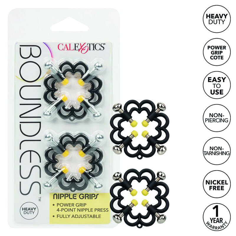 Pinzas ajustables para pezones CalExotics Boundless