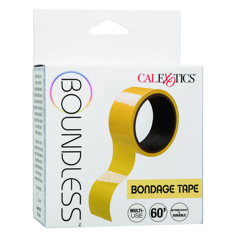 Cinta de bondage Boundless de CalExotics, amarilla