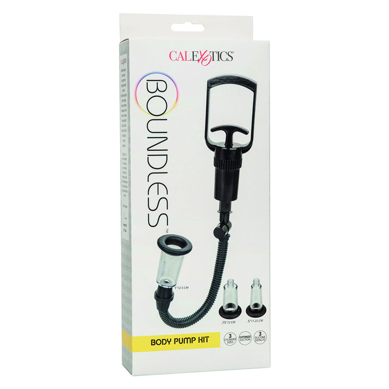 Bomba de pene CalExotics Boundless con tres cilindros
