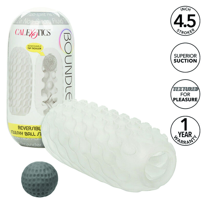 Masturbador reversible CalExotics Boundless con bola extraíble