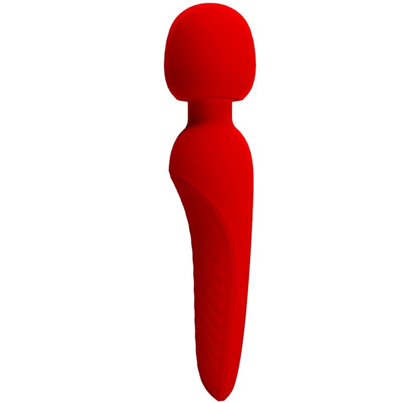 Vibrador de varita Pretty Love Meredith, rojo