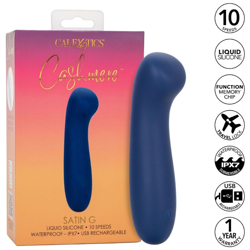 Vibrador CalExotics Cashmere Satin G Blue