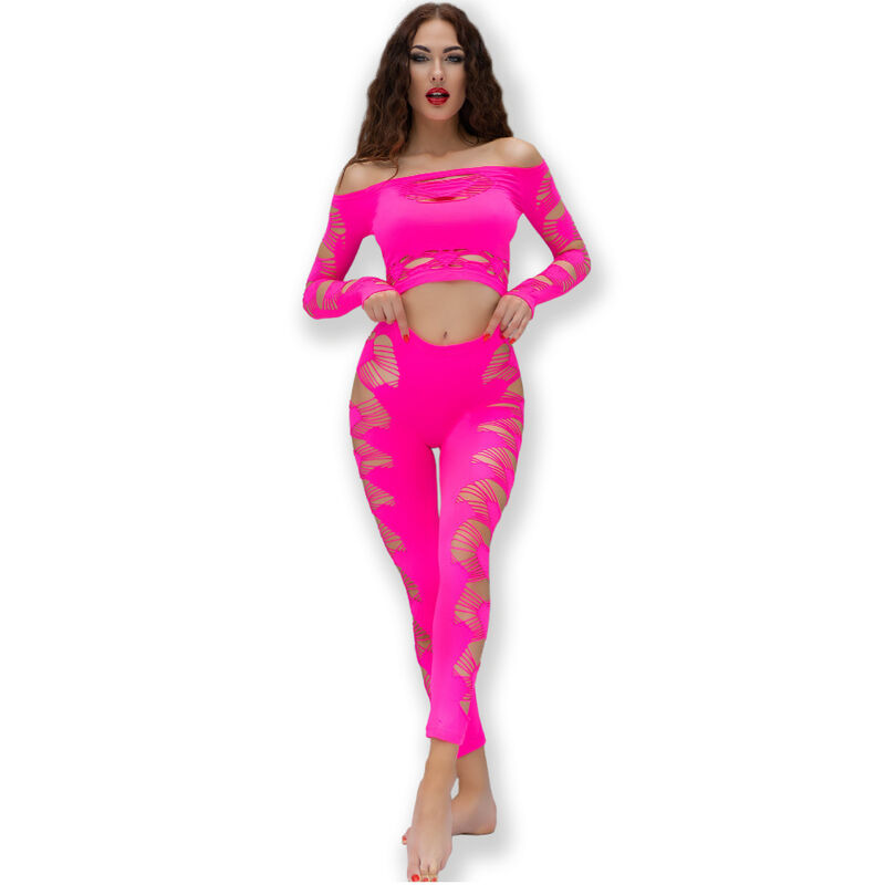 Conjunto de lencería CHILIROSE CR 4632 en fucsia, S/L