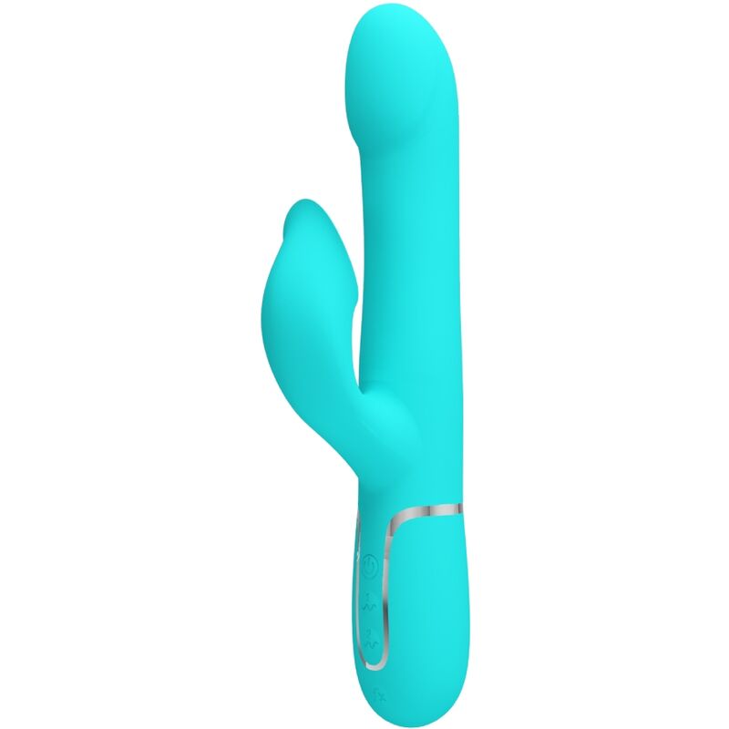Vibrador conejito Pretty Love Pearls con perlas móviles
