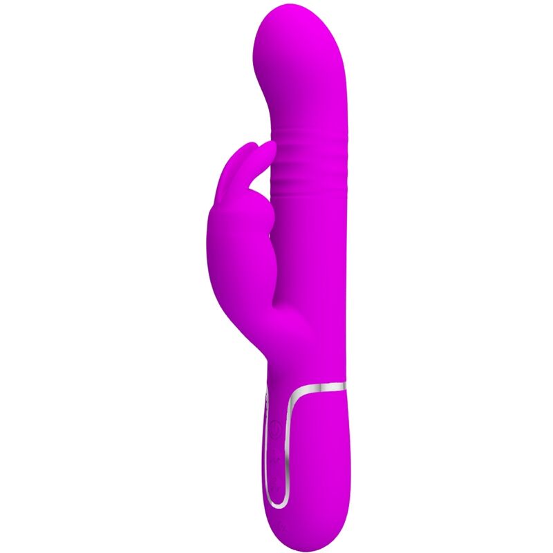 Vibrador punto G rabbit Pretty Love Coale con perlas