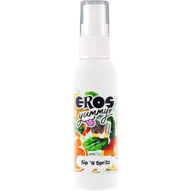 EROS YUMMY Sip and Spritz spray corporal con sabor a arándano, 50 ml