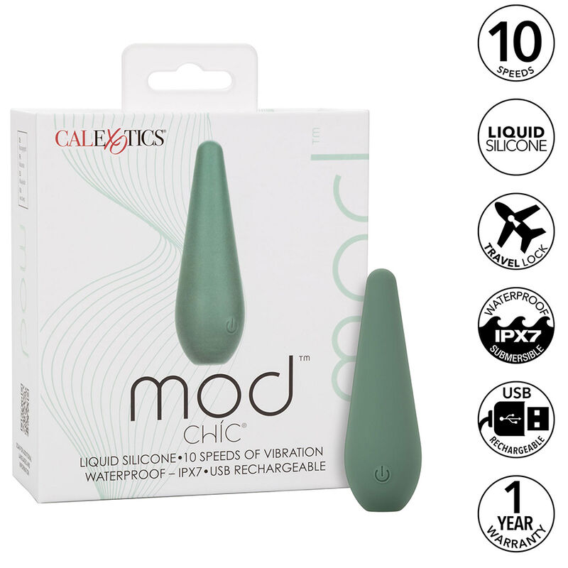 Vibrador de clítoris CalExotics Mod Chíc, verde