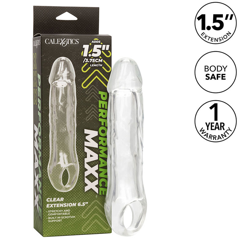 Funda para pene transparente CalExotics Performance Maxx Clear