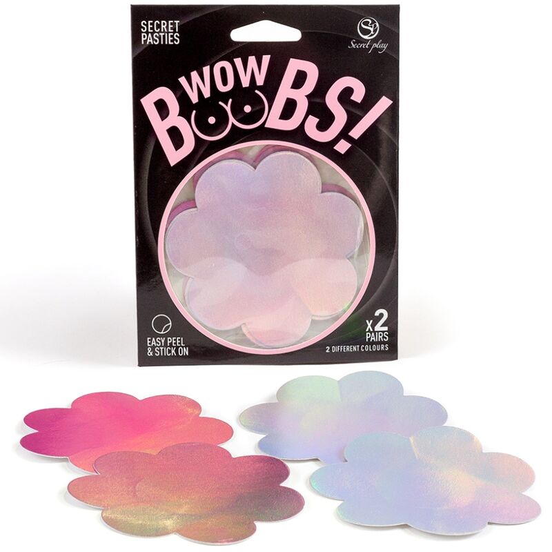 SECRET PLAY WOW BOOBS! cubrepezones con forma de flor
