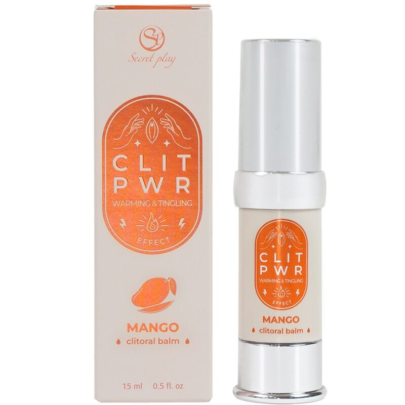 Bálsamo para el clítoris SECRET PLAY Clit Pwr con aroma a mango