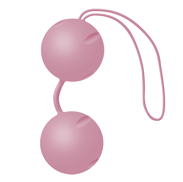 Bolas chinas para fortalecer el suelo pélvico con efecto trampolín en rosa palo JOYDIVISION