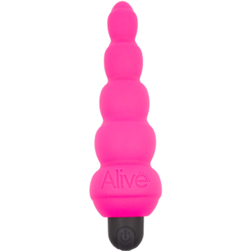 Vibrador anal de silicona con 10 vibraciones para disfrutar intensamente ALIVE