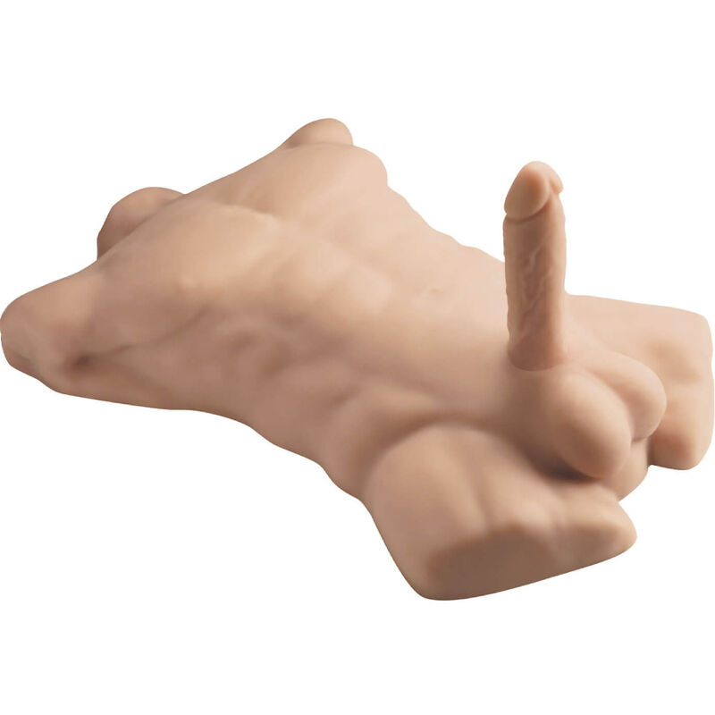 Torso masculino realista para una estimulación intensamente auténtica SILEXD