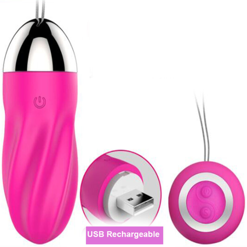 Huevo vibrador rosa con mando a distancia y vibraciones intensas ARMONY