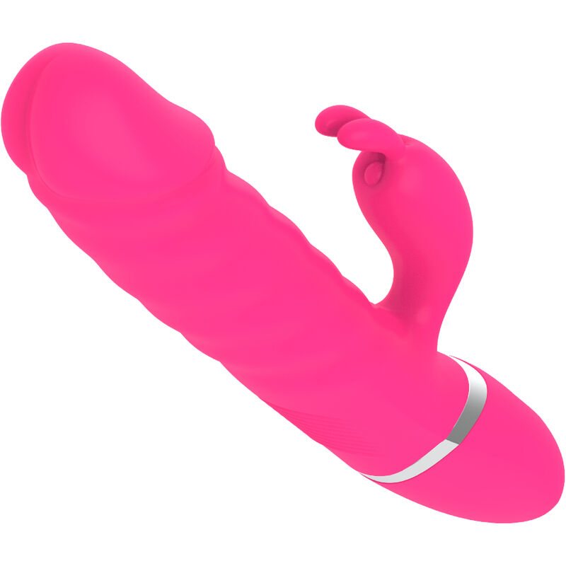 Vibrador rabbit con función de empuje y calor para un placer intenso ARMONY