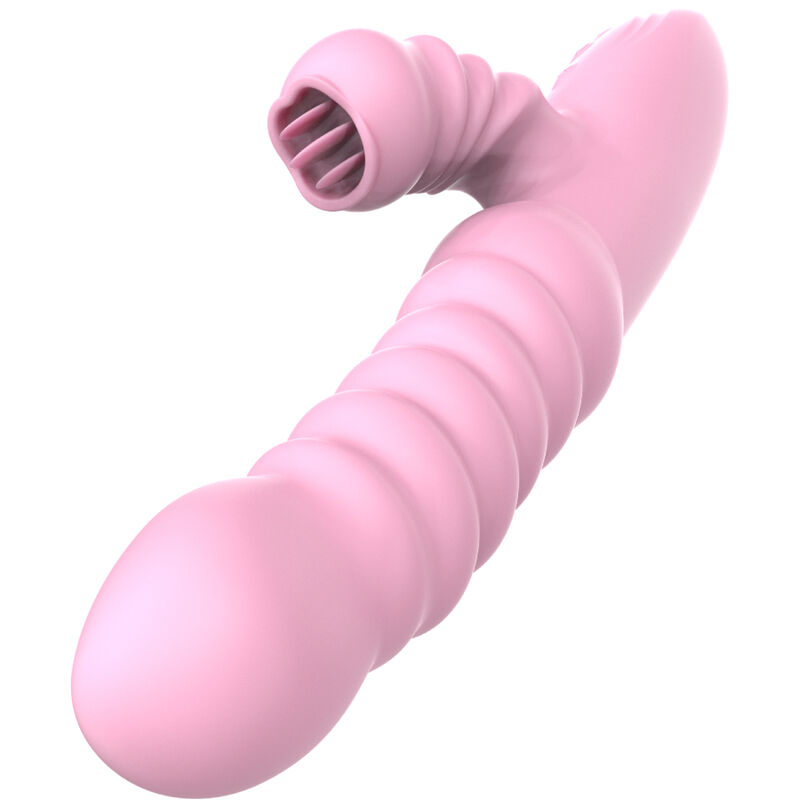 Vibrador multifunción con estimulación lingual y función de calor ARMONY
