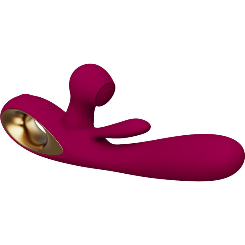 Vibrador Swing con movimiento de lengua y 36 programas en burdeos ARMONY