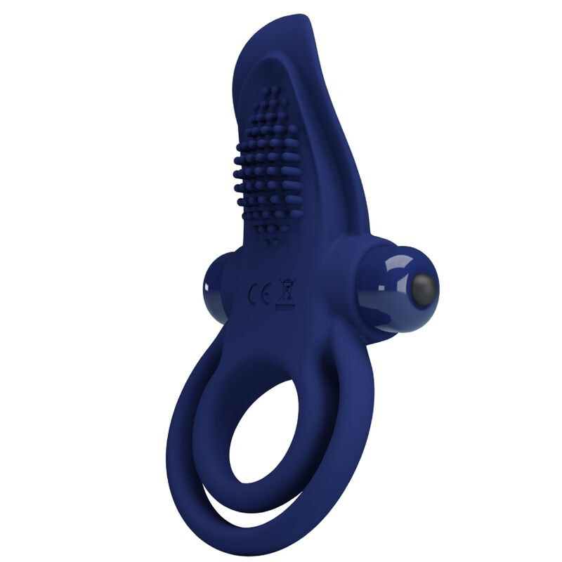 Anillo vibrador para el pene Pretty Love Bronson, azul