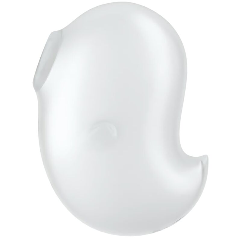 Vibrador de apoyo Satisfyer Cutie Ghost, blanco