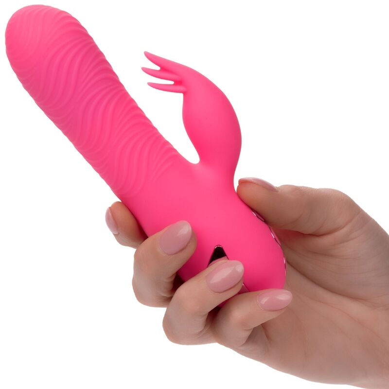 CalExotics Sacramento Sweetie, vibrador rabbit rosa