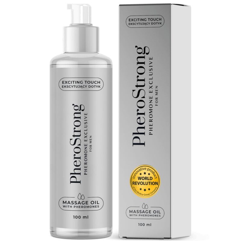 Aceite de masaje PheroStrong Exclusive para hombre, 100 ml