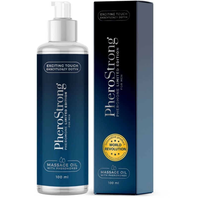 Aceite de masaje PheroStrong Limited Edition para hombre, 100 ml