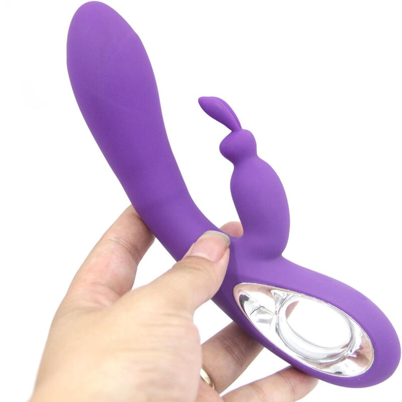 Vibrador rabbit con 9 programas de silicona violeta ARMONY
