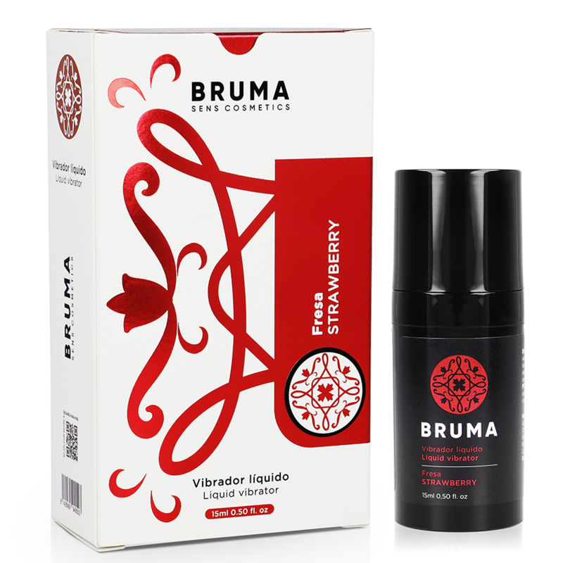 Gel estimulante BRUMA con sabor a fresa, 15 ml