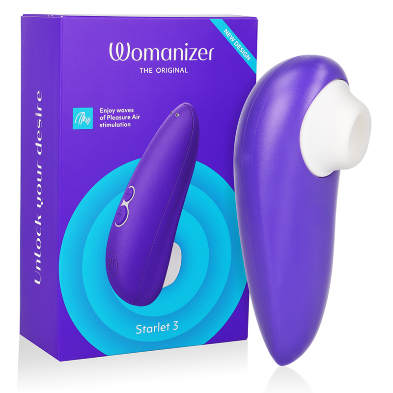 Estimulador de clítoris Womanizer Starlet 3, Indigo