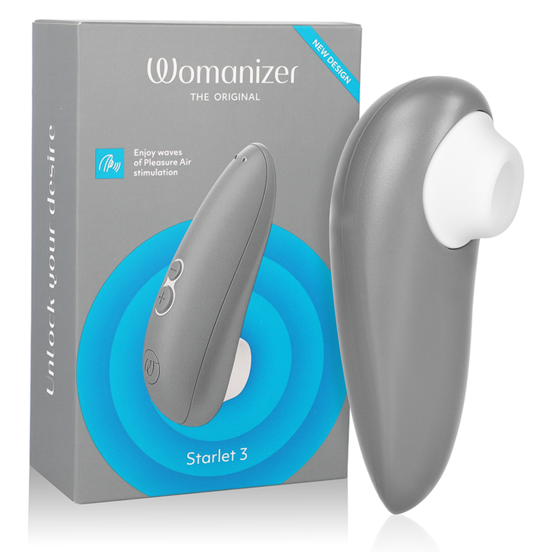 Estimulador de clítoris Womanizer Starlet 3, gris
