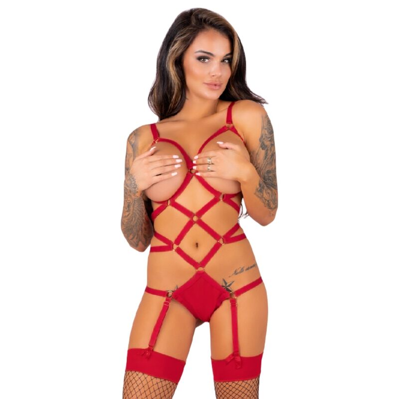 Conjunto Thiara de Livco Corsetti con body y medias